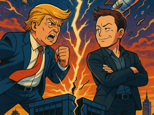 🎬 ​马斯克VS特朗普：塑料友情破裂全记录！​